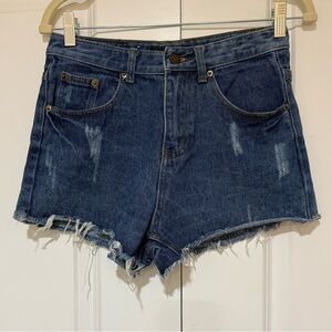 AMG & CO DENIM Cut-Off  Shorts – Vintage Wash